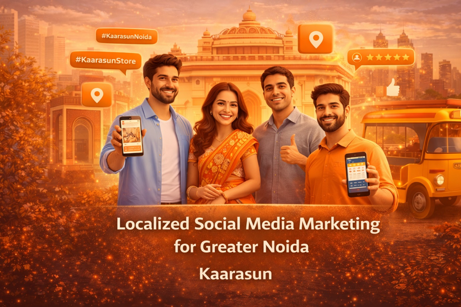 Localized social media marketing strategies for businesses in Greater Noida, including geo-targeted ads and community engagement