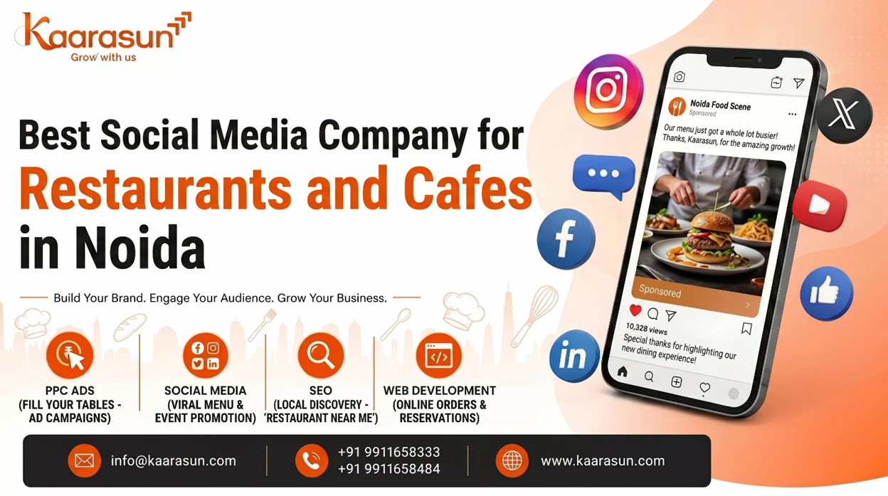 social media company for restaurants Noida