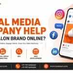 social media company help build a salon brand online