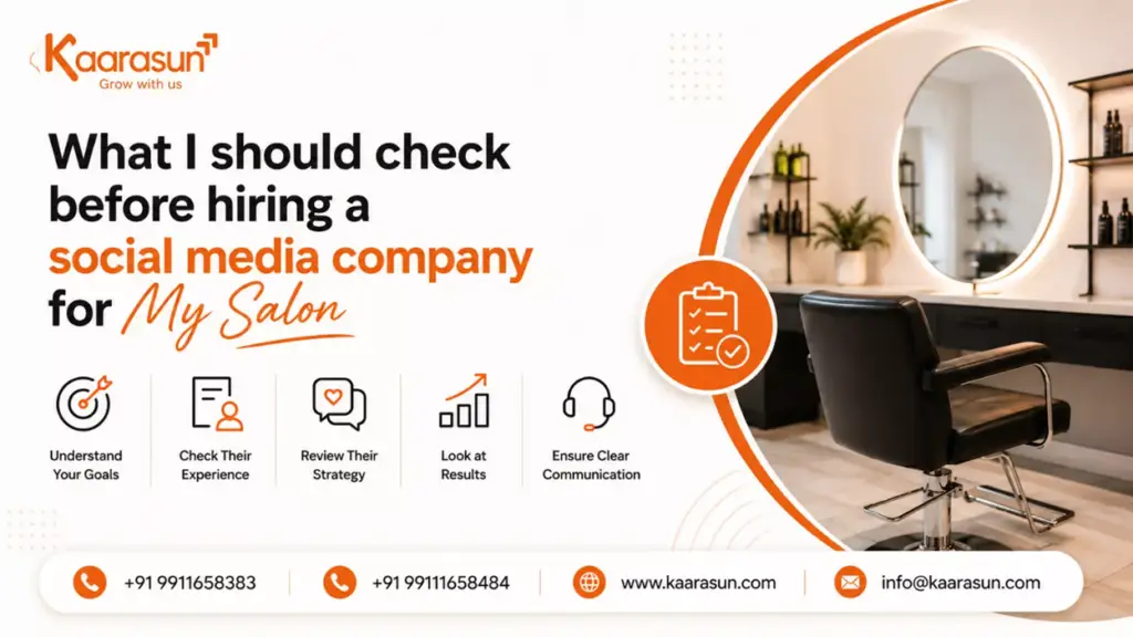 What I should check before hiring a social media company for My Salon?
