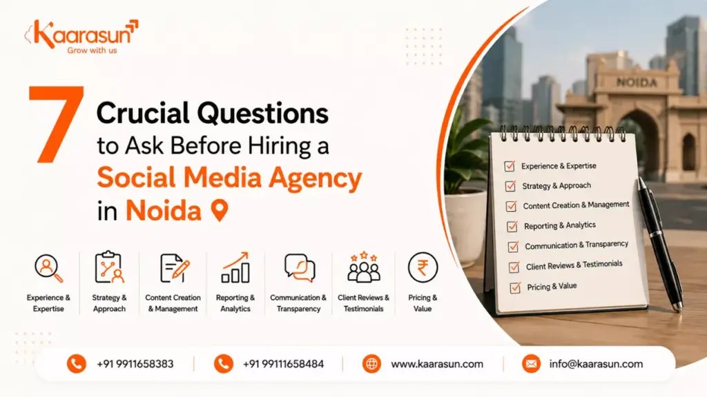 7 Crucial Questions to Ask Before Hiring a Social Media Agency Noida