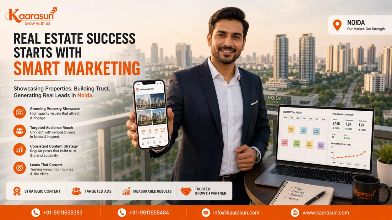 Social Media Strategy for Real Estate Agents in Noida