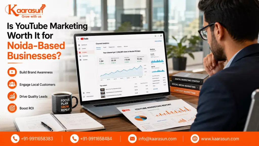 YouTube marketing for businesses in Noida