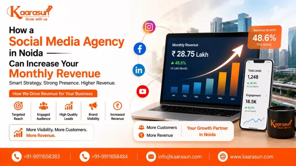 How can a social media Agency in Noida boost your monthly revenue?