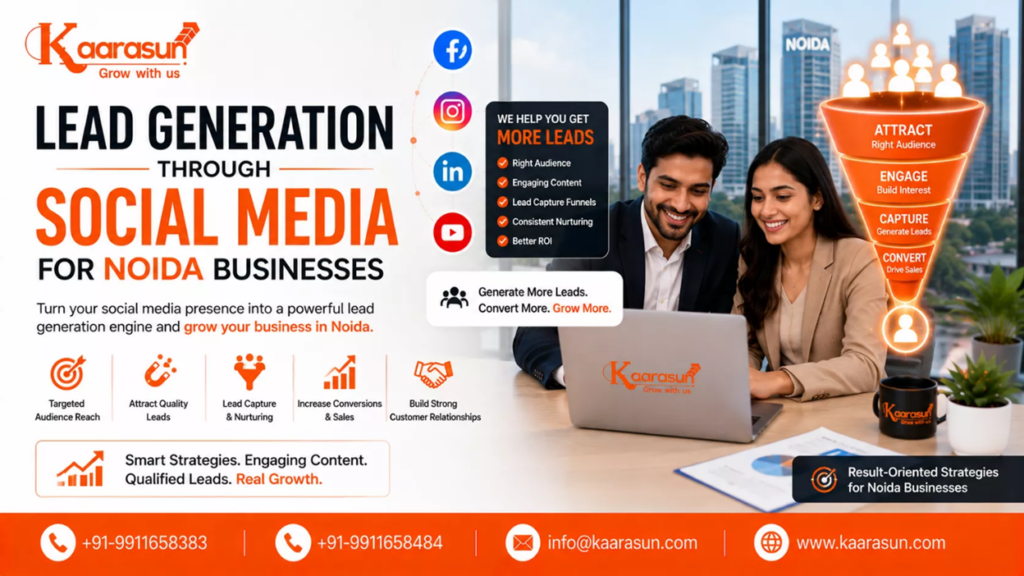 Lead Generation Through Social Media: A Guide for Noida Businesses