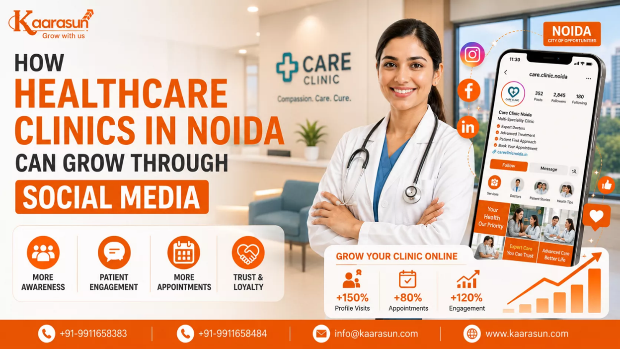 social media for healthcare clinics in Noida