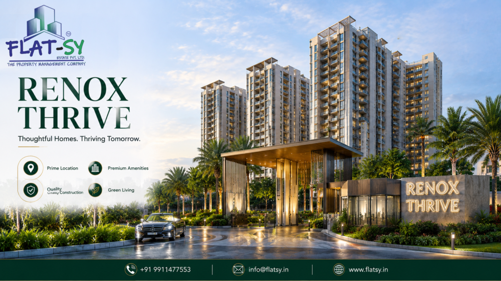 2BHK Renox Thrive Properties in Greater Noida West.